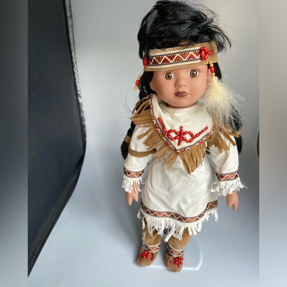 Native American Style Porcelain Doll